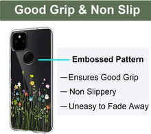 Load image into Gallery viewer, Compatible Google Pixel 4a 5G Clear Pattern Protective Back Cover - Redpepper Cases
