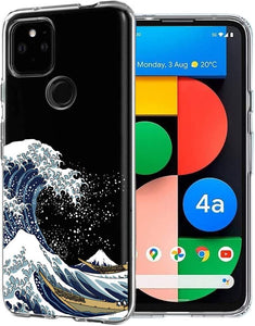 Compatible Google Pixel 4a 5G Clear Pattern Protective Back Cover - Redpepper Cases