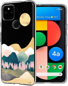 Compatible Google Pixel 4a 5G Clear Pattern Protective Back Cover - Redpepper Cases