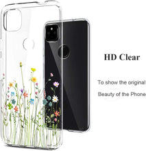 Load image into Gallery viewer, Compatible Google Pixel 4a 5G Clear Pattern Protective Back Cover - Redpepper Cases