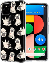 Load image into Gallery viewer, Compatible Google Pixel 4a 5G Clear Pattern Protective Back Cover - Redpepper Cases