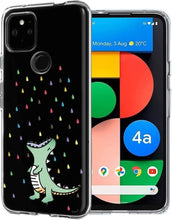 Load image into Gallery viewer, Compatible Google Pixel 4a 5G Clear Pattern Protective Back Cover - Redpepper Cases