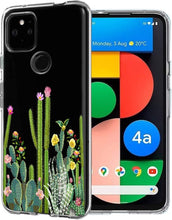 Load image into Gallery viewer, Compatible Google Pixel 4a 5G Clear Pattern Protective Back Cover - Redpepper Cases