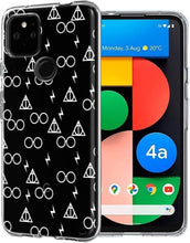 Load image into Gallery viewer, Compatible Google Pixel 4a 5G Clear Pattern Protective Back Cover - Redpepper Cases