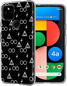 Compatible Google Pixel 4a 5G Clear Pattern Protective Back Cover - Redpepper Cases