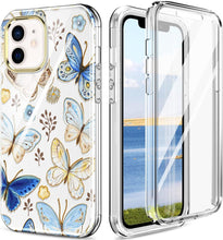 Load image into Gallery viewer, Compatible iPhone 12 Mini 5.4 inch Built-in Screen Protector - White - Redpepper Cases