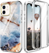 Load image into Gallery viewer, Compatible iPhone 12 Mini 5.4 inch Built-in Screen Protector - White - Redpepper Cases