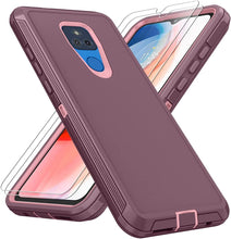 Load image into Gallery viewer, Compatible Moto G Play Case HD Screen Protector (2 Pack) 3 in 1 Durable Case - Redpepper Cases