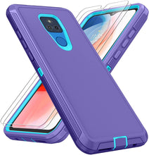 Load image into Gallery viewer, Compatible Moto G Play Case HD Screen Protector (2 Pack) 3 in 1 Durable Case - Redpepper Cases