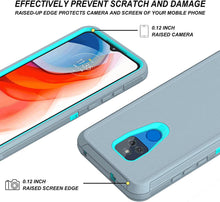 Load image into Gallery viewer, Compatible Moto G Play Case HD Screen Protector (2 Pack) 3 in 1 Durable Case - Redpepper Cases