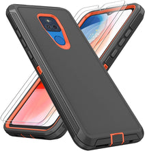 Load image into Gallery viewer, Compatible Moto G Play Case HD Screen Protector (2 Pack) 3 in 1 Durable Case - Redpepper Cases