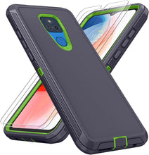 Load image into Gallery viewer, Compatible Moto G Play Case HD Screen Protector (2 Pack) 3 in 1 Durable Case - Redpepper Cases