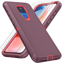 Load image into Gallery viewer, Compatible Moto G Play Case HD Screen Protector (2 Pack) 3 in 1 Durable Case - Redpepper Cases