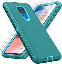 Load image into Gallery viewer, Compatible Moto G Play Case HD Screen Protector (2 Pack) 3 in 1 Durable Case - Redpepper Cases