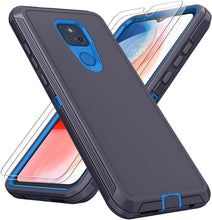Load image into Gallery viewer, Compatible Moto G Play Case HD Screen Protector (2 Pack) 3 in 1 Durable Case - Redpepper Cases