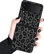 Load image into Gallery viewer, Compatible Samsung Galaxy Z Flip 4,Black Leopard TPU Protective Case Pattern - Redpepper Cases