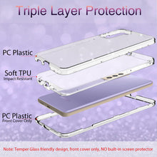 Load image into Gallery viewer, Coolwee Crystal Glitter Full Protective Galaxy S22 Heavy Duty Case - Redpepper Cases