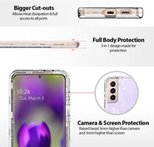 Load image into Gallery viewer, Coolwee Crystal Glitter Galaxy S22 Plus Heavy Full Protective Case - Redpepper Cases
