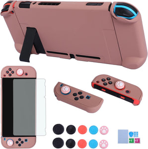 Dockable Nintendo Switch COMCOOL 3 in 1 Protective Cover Case - Purple - Redpepper Cases