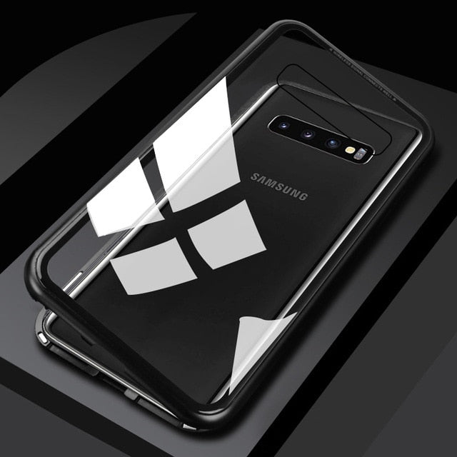 Full Body Magnetic Case For Samsung Galaxy S10 Plus 360 Bumper Back Cover Tempered Glass For Samsung S10 Plus S10e Cases Magnet - Redpepper Cases