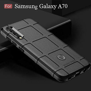 Sucnakp Galaxy A70 Case Galaxy A70S Case Heavy Duty Shock Absorption Phone Cases Impact Resistant Protective Cover for Samsung Galaxy A70（New Black） - Redpepper Cases