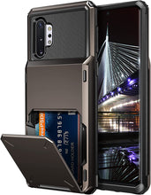 Load image into Gallery viewer, Galaxy Note 10+ 10 Plus Case Wallet 4-Slot Pocket Armor Hard Shell Cover Metal - Redpepper Cases