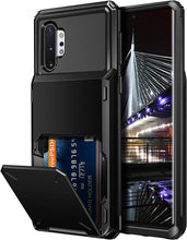 Load image into Gallery viewer, Galaxy Note 10+ 10 Plus Case Wallet 4-Slot Pocket Armor Hard Shell Cover Metal - Redpepper Cases