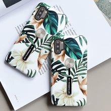 Load image into Gallery viewer, Galaxy Note 10 Plus Case Print Green Leaves Finger Ring Strap Cover - Redpepper Cases