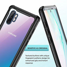 Load image into Gallery viewer, FITFORT Samsung Galaxy Note 10 Plus Case Full Body Rugged Heavy Duty Clear Bumper Case with Free Screen Protector, Shock Drop Proof Protective Case Compatible with Galaxy Note 10+ Plus (2019) - Redpepper Cases