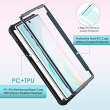 Load image into Gallery viewer, FITFORT Samsung Galaxy Note 10 Plus Case Full Body Rugged Heavy Duty Clear Bumper Case with Free Screen Protector, Shock Drop Proof Protective Case Compatible with Galaxy Note 10+ Plus (2019) - Redpepper Cases