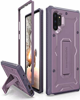 ArmadilloTek Vanguard Designed for Samsung Galaxy Note 10+Plus / 5G Case (2019 Release) Military Grade Full-Body Rugged with Kickstand Without Built-in Screen Protector - Purple - Redpepper Cases