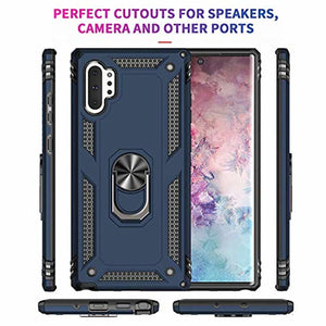 Amuoc. Samsung Galaxy Note 10 Plus Case,[ Military Grade ] 15ft. Drop Tested Protective Case | Kickstand | Compatible with Galaxy Note 10 Plus 5G Case (2019)-Royal Blue - Redpepper Cases
