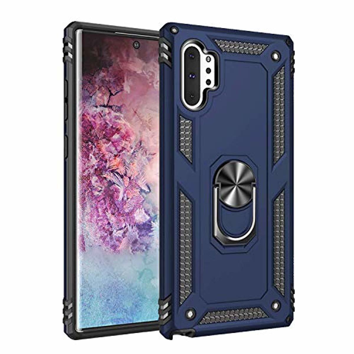Amuoc. Samsung Galaxy Note 10 Plus Case,[ Military Grade ] 15ft. Drop Tested Protective Case | Kickstand | Compatible with Galaxy Note 10 Plus 5G Case (2019)-Royal Blue - Redpepper Cases