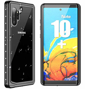 SPIDERCASE Galaxy Note 10+ Plus Waterproof Case, Built-in Screen Protector Fingerprint Unlock with Film, Shockproof Full Body Cover IP68 Waterproof Case for Samsung Galaxy Note 10+ Plus/Pro/5G 2019 - Redpepper Cases