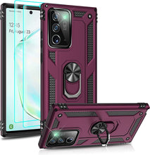 Load image into Gallery viewer, Galaxy Note 20 Ultra 5G Case 3D Curved Screen Protector - Wine Red - Redpepper Cases