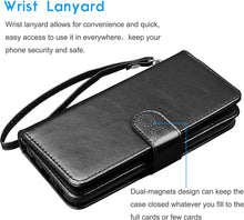 Load image into Gallery viewer, Galaxy Note 20 Ultra 5G Wallet Case Luxury Cash Credit Black - Redpepper Cases