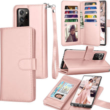 Load image into Gallery viewer, Galaxy Note 20 Ultra 5G Wallet Case Luxury Cash Credit Black - Redpepper Cases