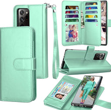 Load image into Gallery viewer, Galaxy Note 20 Ultra 5G Wallet Case Luxury Cash Credit Black - Redpepper Cases