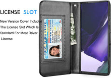 Load image into Gallery viewer, Galaxy Note 20 Ultra 5G Wallet Case Luxury Cash Credit Black - Redpepper Cases