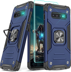 Galaxy S10 Plus Case 3D Curved Screen Protector,YmhxcY Armor Grade Case - Dark Green - Redpepper Cases