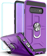 Load image into Gallery viewer, Galaxy S10 Plus Case 3D Curved Screen Protector,YmhxcY Armor Grade Case - Dark Green - Redpepper Cases