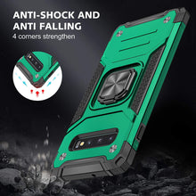 Load image into Gallery viewer, Galaxy S10 Plus Case 3D Curved Screen Protector,YmhxcY Armor Grade Case - Dark Green - Redpepper Cases