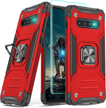 Load image into Gallery viewer, Galaxy S10 Plus Case 3D Curved Screen Protector,YmhxcY Armor Grade Case - Dark Green - Redpepper Cases