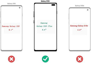 Galaxy S10 Plus Case 3D Curved Screen Protector,YmhxcY Armor Grade Case - Dark Green - Redpepper Cases