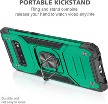 Load image into Gallery viewer, Galaxy S10 Plus Case 3D Curved Screen Protector,YmhxcY Armor Grade Case - Dark Green - Redpepper Cases