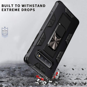 Galaxy S10 Plus Heavy Duty Shockproof Kickstand Case - Redpepper Cases