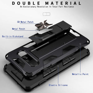 Galaxy S10 Plus Heavy Duty Shockproof Kickstand Case - Redpepper Cases