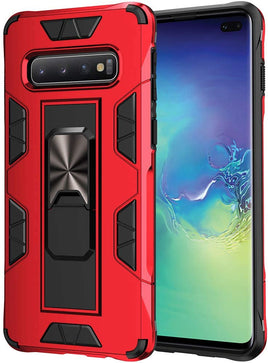 Galaxy S10 Plus Heavy Duty Shockproof Kickstand Case - Redpepper Cases