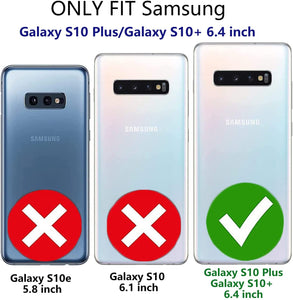 Galaxy S10 Plus Heavy Duty Shockproof Kickstand Case - Redpepper Cases