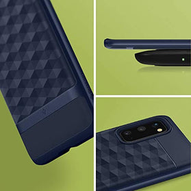 Galaxy S20 Case 3D Pattern Design Midnight Blue